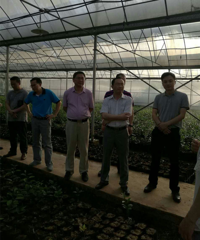 院長李文輝在湖南宜章經(jīng)開區(qū)及農業(yè)科技園進行調研